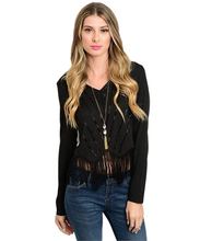 Frances Beaded Fringe Top Jazz inspired - Shop Canary Clothing