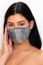 Unisex Fabric reusable washable Camouflage face mask with filter pocket - Shop Canary Clothing