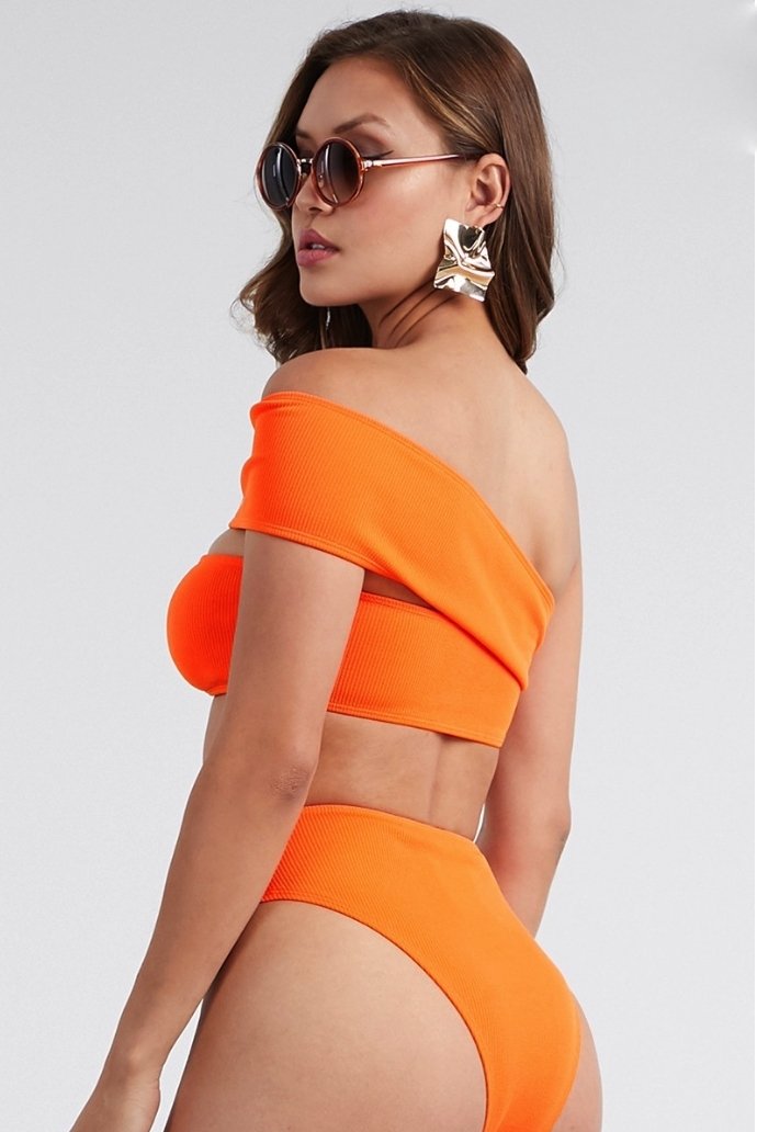 Tangerine Orange Two Piece Bikini Set - Shop Canary Clothing