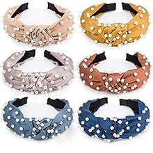 Pearl Headbands Knotted Turban Headbands for Women - Shop Canary Clothing