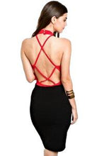 Red Backless Bodysuit - Shop Canary Clothing