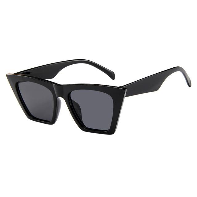 Women's Oversized V Cat Eye Sunglasses