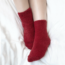  Red Cabernet Fuzzy "If You Can Read This Bring Me Wine" Socks Shop Canary Clothing